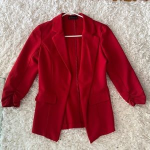 Red blazer